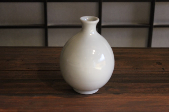 白磁一輪生け 徳利型 一輪挿し・花瓶・花器 文吉陶房 通販 4977626