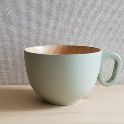 【3種顏色可供選擇】山中塗NEZU杯帶把手【木】【咖啡】【茶】 第4張的照片