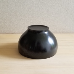 銘木 ちとせ椀 Co　黒摺り-クロスリ-【山中漆器】【汁椀】 【お椀】 2枚目の画像