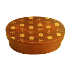 Koume Magewappa L 尺寸 Suri 漆器 [午餐盒] [木製] [附午餐帶] [附隔板] 第1張的照片