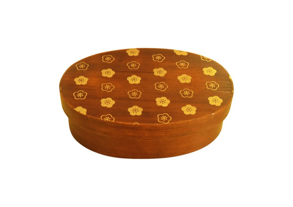 Koume Magewappa L 尺寸 Suri 漆器 [午餐盒] [木製] [附午餐帶] [附隔板] 第1張的照片