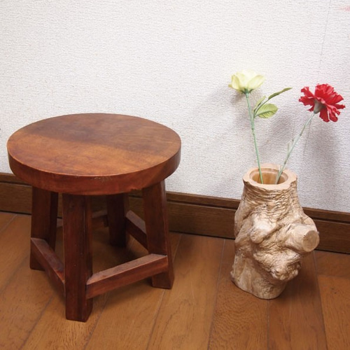 ほぞ組】木製スツール 高さ35cm 丸椅子 stool 椅子(チェアー ほぞ組】木製スツール 高さ35cm 丸椅子 stool 椅子(チェアー