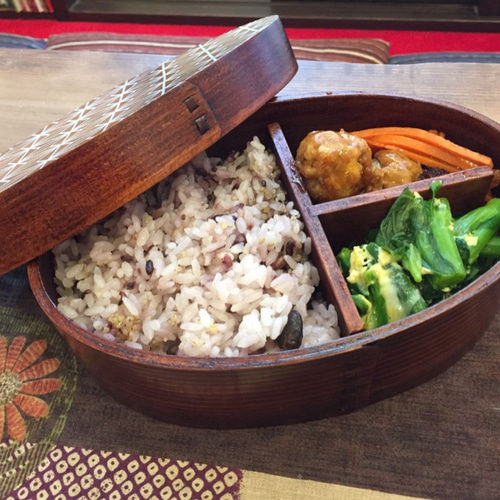 フェイラー　お弁当箱　曲げわっぱ ランチバンド FEILER（フェイラー）×柴田慶信商店 曲げわっぱ弁当箱