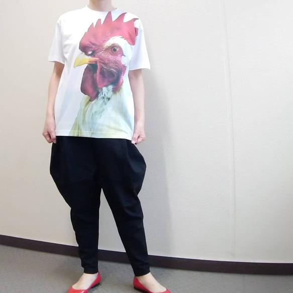 Tシャツ  鶏 3枚目の画像