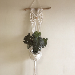 ＊新作・受注制作販売＊＜Macrame Plant hanger＞ 4枚目の画像