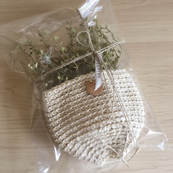 ＊再販＊受注販売＊＜Jute rope case＞フェイクグリーン付き♪ 5枚目の画像