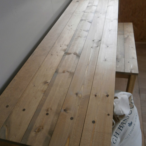 アンティーク風 デスク・作業台・ハンドメイド 180cm 【MD31