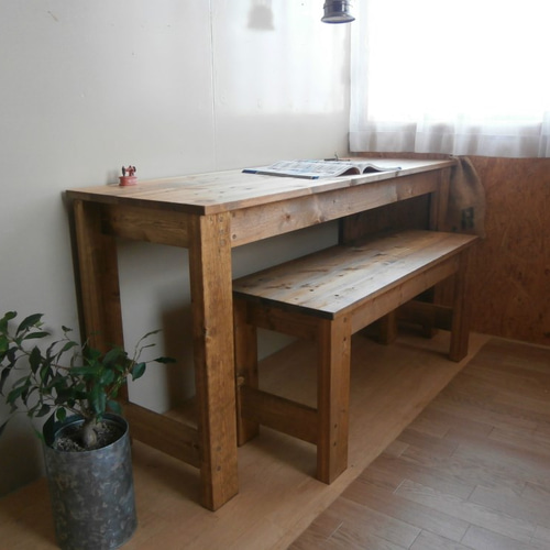 アンティーク風 机・作業台・パソコン台 140cm 【 DW 】 机 アンティーク風 机・作業台・パソコン台 140cm 【 DW 】 机