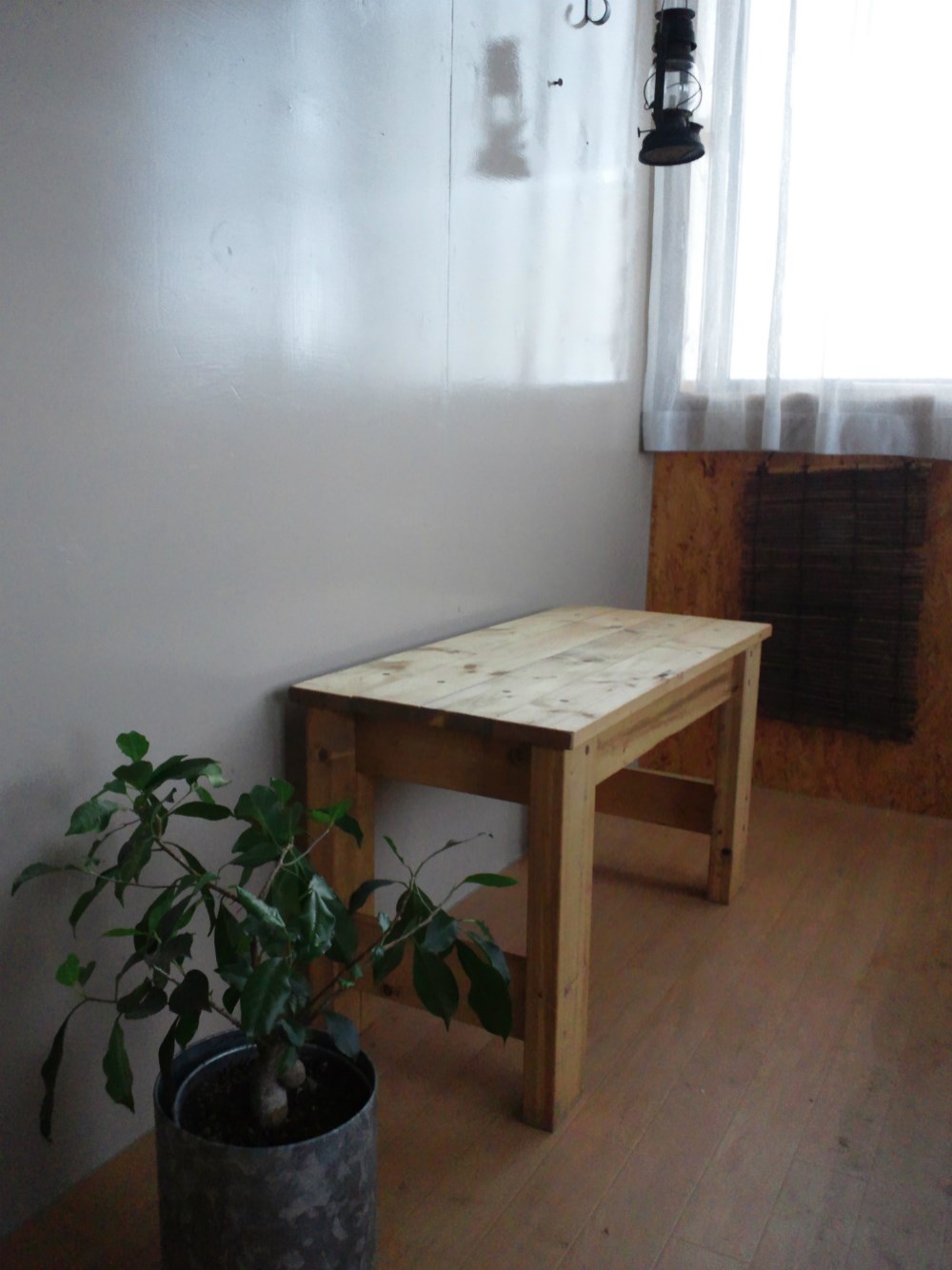 アンティーク風 ベンチ ハンドメイド　80×36cm  【MD３１】