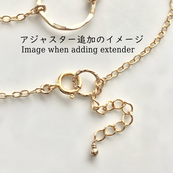 K14GF Circle bracelet 第3張的照片