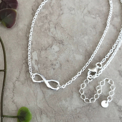 Silver925 Infinity motif Necklace 第2張的照片