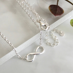 Silver925 Infinity motif Necklace 第3張的照片