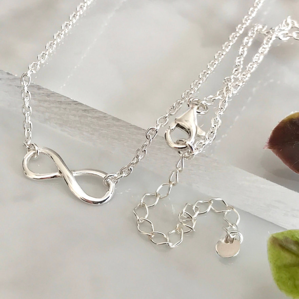 Silver925 Infinity motif Necklace 第7張的照片