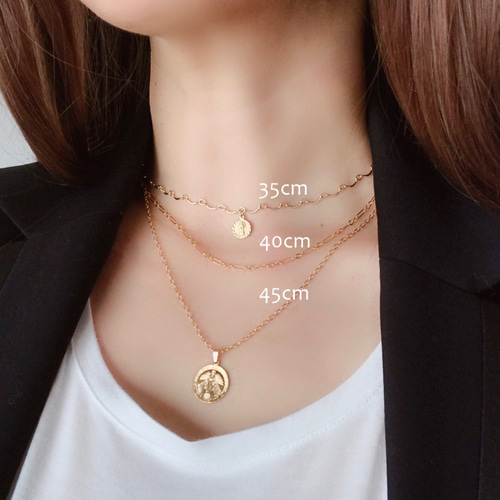 1点のみ特別価格❤︎大人気　14kgf maria coin necklace