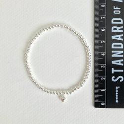 Silver925 3mm ball Bracelet 第4張的照片