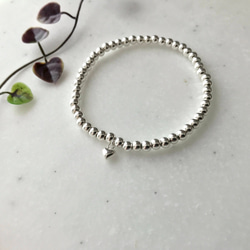 Silver925 4mm ball Bracelet 第1張的照片