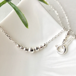 Silver925 Mirror ball Necklace 第1張的照片