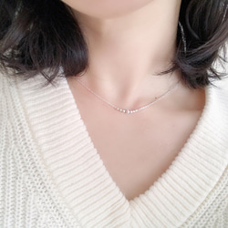 Silver925 Mirror ball Necklace 第6張的照片