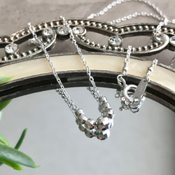 Silver925 Mirror ball Necklace 第9張的照片