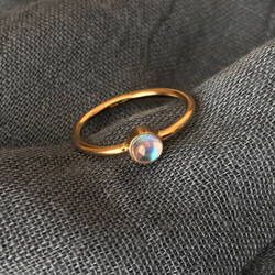 K14GF Blue moonstone ring 第10張的照片