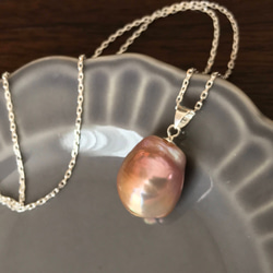 K14GF Edison Pearl pendant top B 第3張的照片