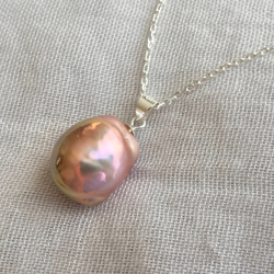 K14GF Edison Pearl pendant top B 第10張的照片