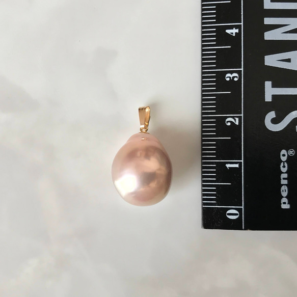 K14GF Edison Pearl pendant top C 第4張的照片