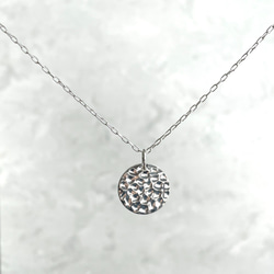 Silver925 hammered Coin Necklace 第8張的照片