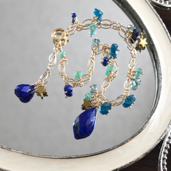 K14GF Lapis lazuli bracelet 第7張的照片