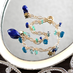 K14GF Lapis lazuli bracelet 第10張的照片