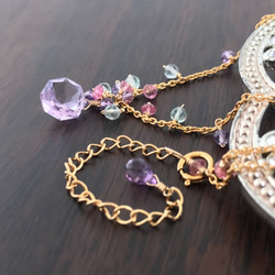 K14GF Pink Amethyst Necklace 第7張的照片