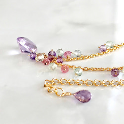 K14GF Pink Amethyst Necklace 第8張的照片