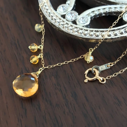 K18 Beautiful citrine necklace 第9張的照片