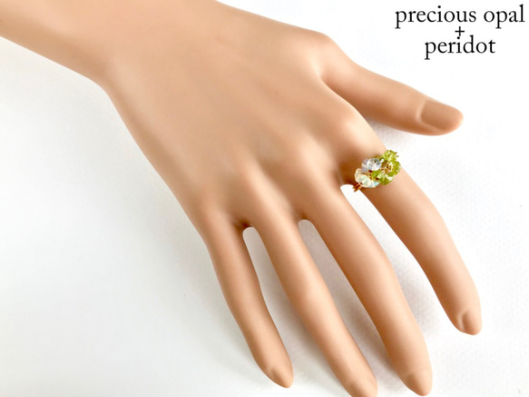 K14GF Ring of Peridot 第5張的照片