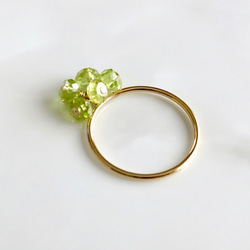 K14GF Ring of Peridot 第7張的照片