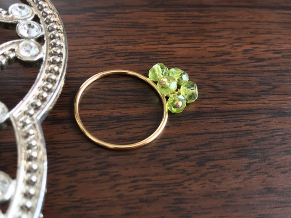 K14GF Ring of Peridot 第8張的照片