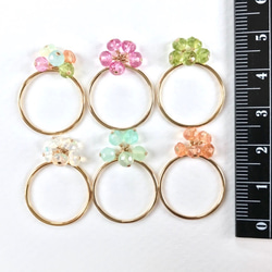 K14GF Precious opal ring 第4張的照片