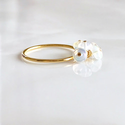 K14GF Precious opal ring 第8張的照片