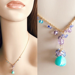 K14GF Amazoness and Amethyst Necklace 第5張的照片