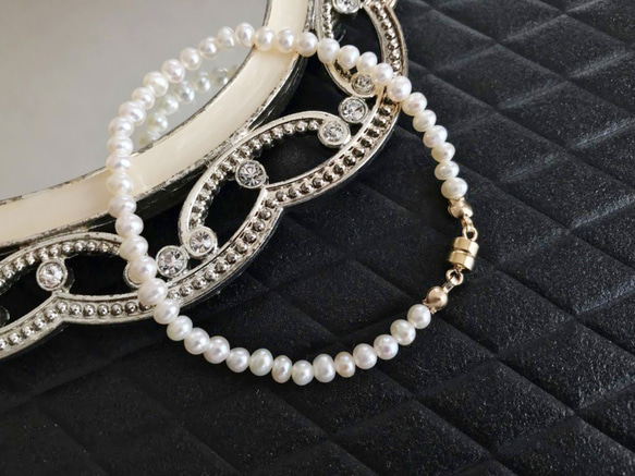 K14GF Freshwater pearl bracelet 第7張的照片