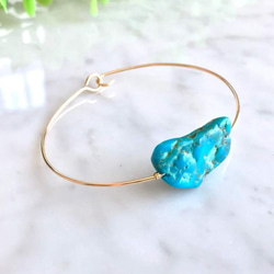 K14gf Turquoise Bangle 第1張的照片