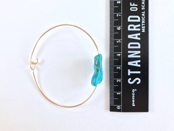 K14gf Turquoise Bangle 第4張的照片