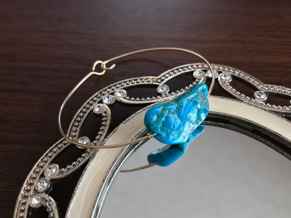 K14gf Turquoise Bangle 第9張的照片