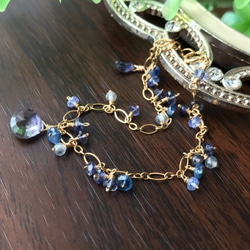 K14GF Iolite bracelet 第7張的照片