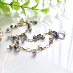 K14GF Iolite bracelet 第10張的照片