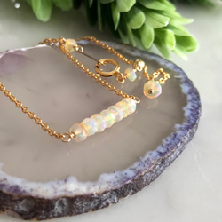 K14GF precious opal bracelet 第10張的照片