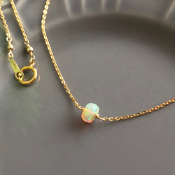 K14GF Precious Opal Necklace 第7張的照片