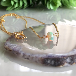 K14GF Precious Opal Necklace 第8張的照片