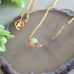 K14GF Precious Opal Necklace 第10張的照片