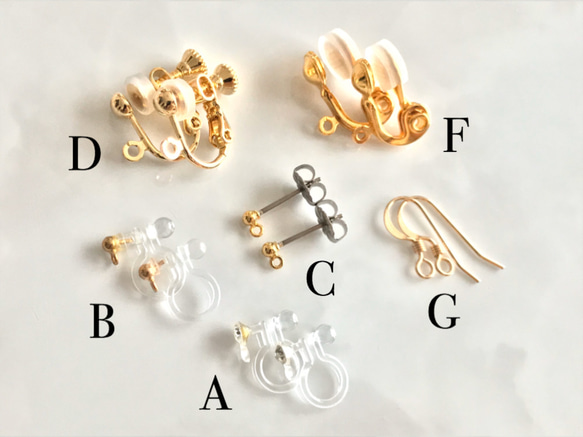 K14GF Peacock quartz & smoky quartz hoop Earrings 第6張的照片